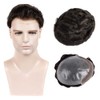 Amiable hair piece for men Soft Thin Skin PU Single