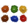 Beton-ABC Pigments, Iron Oxide, 6 Different Shades, 100 g Each