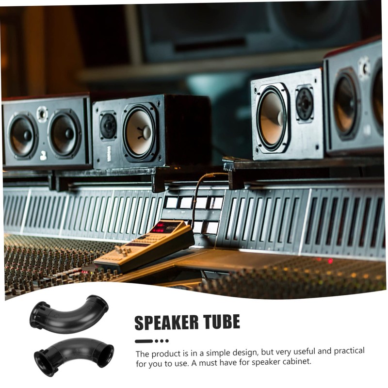Gatuida 2pcs Speaker Port Tubes for Easy to Install Replacement