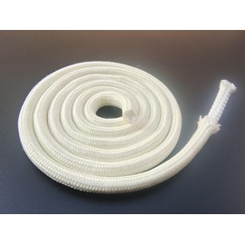 1/4 Inch Polyester Cord 10 Yards Lightweight Rope for Craft (2702 White)