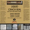Consandtrate Crack-Seal, 1 Gallon/Ready to use. Apply to Dry Sand