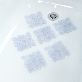 Flower Bath Treads - Clear