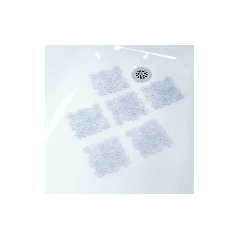 Flower Bath Treads - Clear