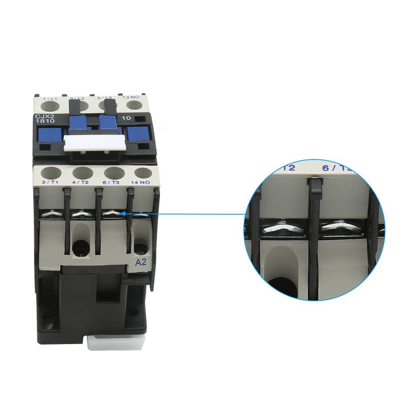 LDEXIN AC Contactor CJX2-1810 Coil 220V 50/60Hz 3 Phase 1NO
