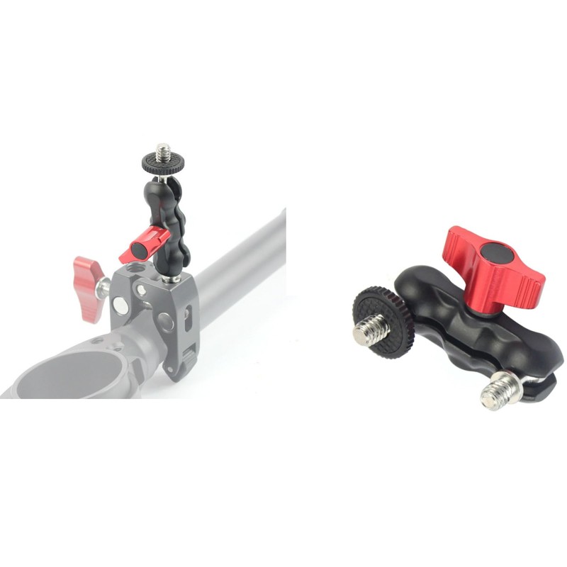Magic Arm Double Ball Head 1/4" Spherical Joint Ball Joint