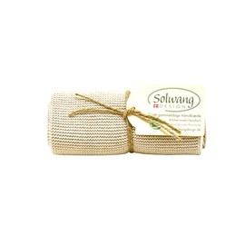 Solwang Kitchen Towel Ash Grey Light Knitted Tea Towel Cotton