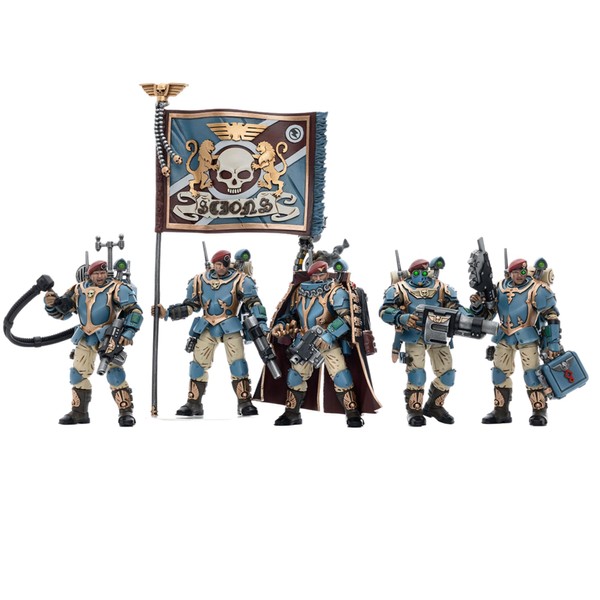 JoyToy 1/18 Warhammer 40,000 Action Figure Astra Militarum Tempestus Scions