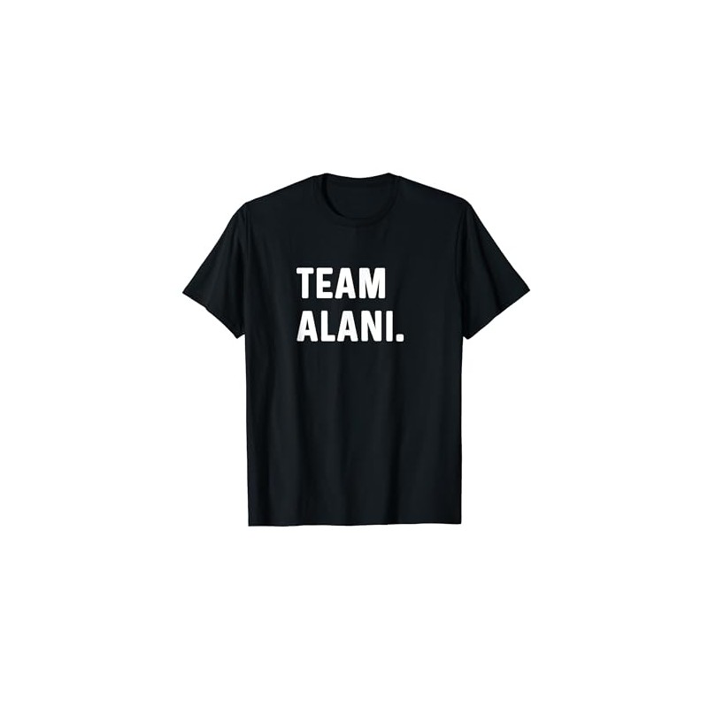 Team Alani Name T-Shirt, black
