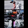 Bicycle Tail Light, Red + Colorful (Rainbow Color), Skateboard Light,