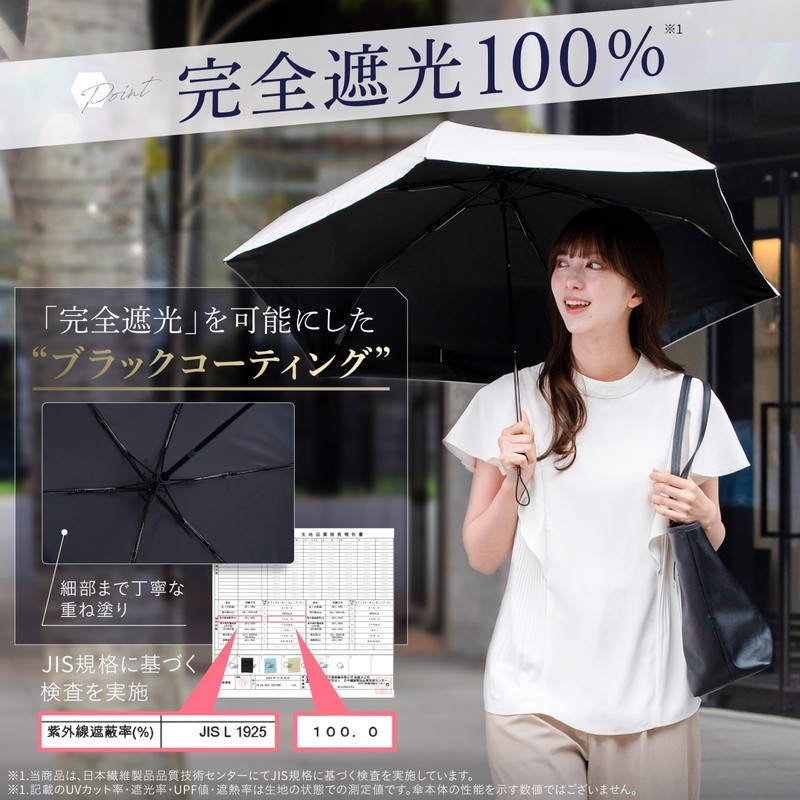 【Featured on TV】Hareshizuku (晴れしずく) Folding Umbrella, Sun Umbrella, 100% Complete