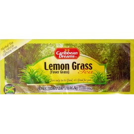Caribbean Dreams Lemon (Fever) Grass Tea, 24 tea bags