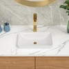 Lordear Vessel Sink Bathroom Semi Recessed Sink 19 x 12