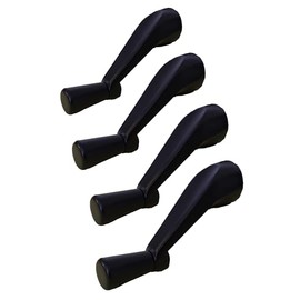 Window Crank Handle Replacement,(Black Color) Fit to [3/8" Spline Socket Crank Handle]. Spline Socket, Smooth 360-Degree Operation.Casement,Compatible Andersen Casement Operators (Pack of 4)