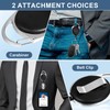 3-Pack ID Badge Holders with Retractable Keychains, Retractable Badge Reels,