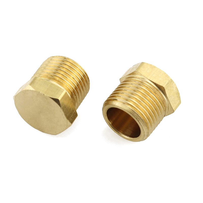 E-outstanding 3/8" Male NPT Thread Adapter Connector 2PCS 3/8Inch Male