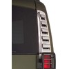 Avanzato Chrome Rear Upper Vent Tail Light Guard Trim Covers