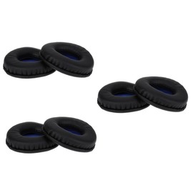jojofuny 3 Pairs Replacement Ear Pads Foam Ear Covers for Headphones Headset Headphone Ear Pads Ear Cover Repair Parts Washable Cloth Ear Cover Ear Cushion Earmuffs Earphone Sponge Cover