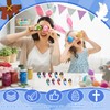 Bememo 200 Pcs Mini Jesus Figure Bulk Easter Tiny Jesus