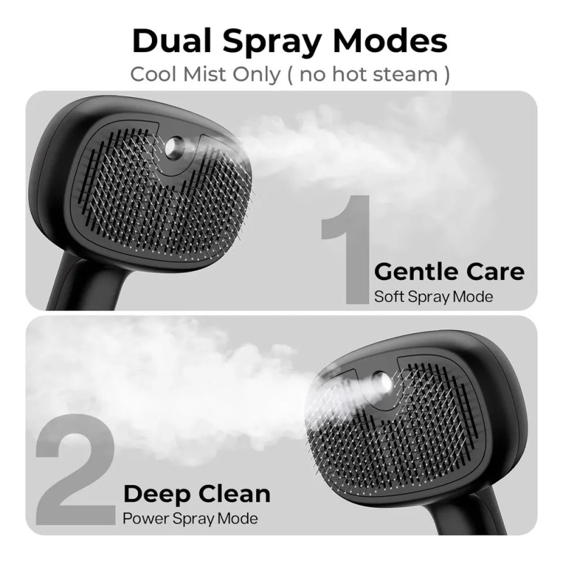 Cepillo De Vapor Autolimpiante Para Gatos Con 2 Modos
