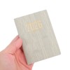 Operitacx 2026 Daily Planner Notebook A7 Size PU Leather Weekly
