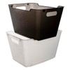 keeeper 12 Litre Textured Storage Box Lotta Natural (Clear)