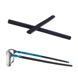 Replacement Earsocks for Oakley Tincup OX3184/Tincup 0.5 OX5099/Pitchman OX8050/Pitchman R OX8105/Pitchman Asian Fit OX8096/Wheel House RX OX8166 Eyeglass Frame, Black Ear Sleeves