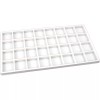FindingKing 6 White Jewelry Tray Inserts 32 Compartments Display
