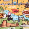 Terra Puzzles Middle East Map Wooden Jigsaw Puzzle 152 Piece,