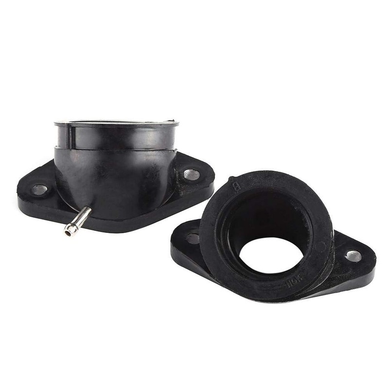 Keenso Motorcycle Carburettor Interface Adapter, 2 Pieces Motorcycle Rubber Carburettor