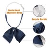 Mantieqingway Adjustable Pre-Tied Bow Tie for Women Girls Blouse Neck