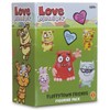 Love Monster 539 Friends Figurine Set, Multicoloured, 2205 Monster Fluffytown