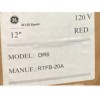 NEW 12" GE RED LED Traffic Light Signal Lens 120V