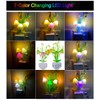AUSAYE Sensor Led Night Light, Color Changing Plug-in LED Mushroom