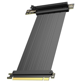 JEYI PCI-E 4.0 Riser Cable, PCIe 4.0 16x 200mm High Speed Flexible GPU Riser Cable, EMI Shielded 30 AWG, 25Gbps Transfer Rate, Compatible with 5.0/4.0/3.0 (200MM)