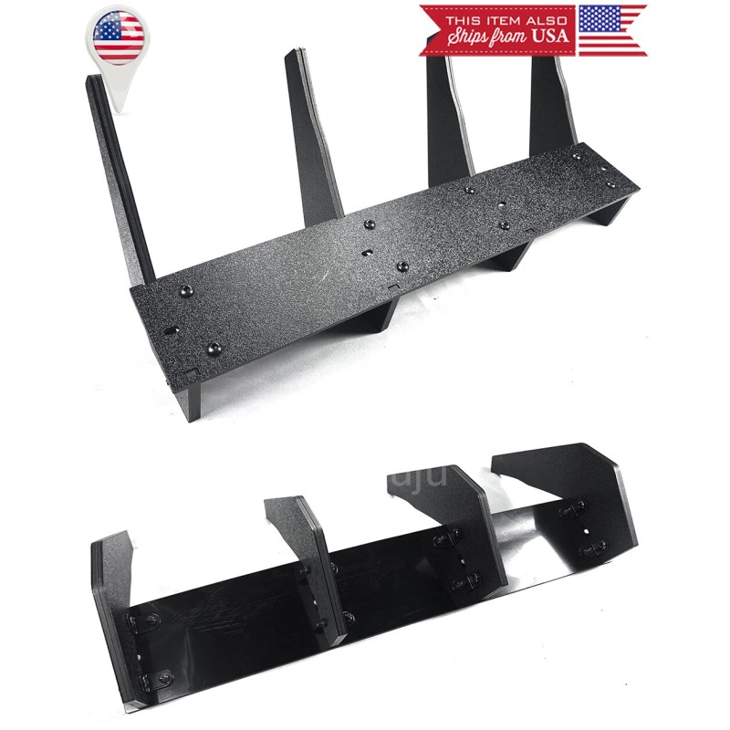 SDeelCase Rear Bumper Diffuser Valence Blade Shark Fin Extension For