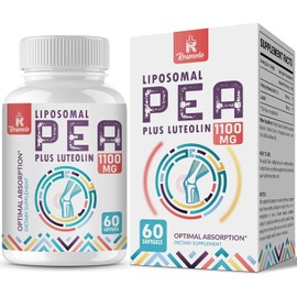 Rosmolo - "Palmitoyletanolamida Liposomal 1000 MG + Luteolina 100 Mg, Guisante Micronizado 99% Altamente Purificado Enh, Rosmolo, NUTRITI...