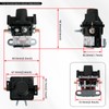 ZJTBLL 0100055000 Battery Disconnect Relay for RV - 12V Latching
