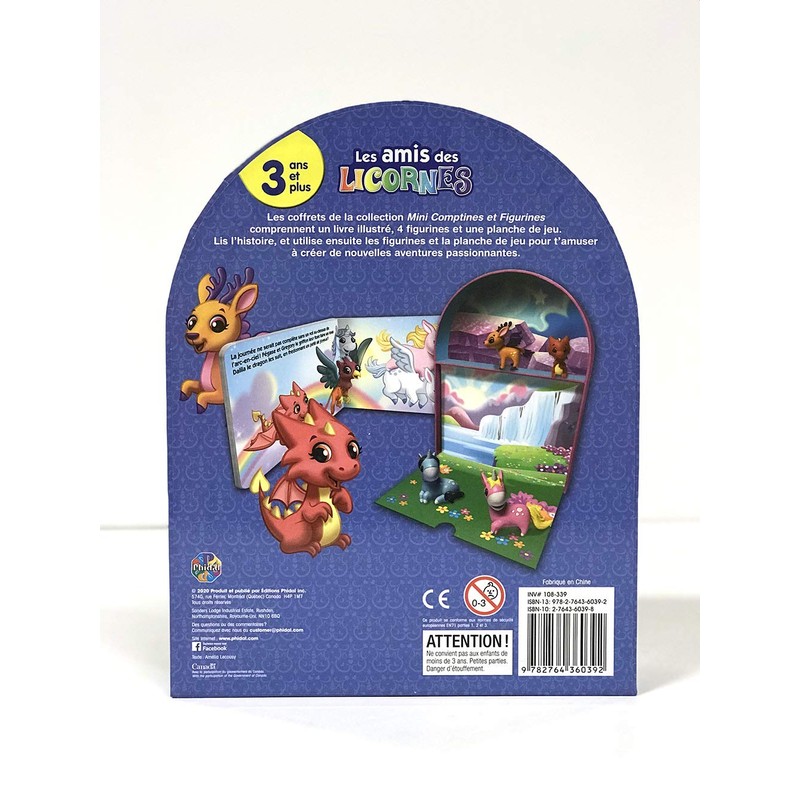 Phidal Français The Unicorn Friends Mini Figures