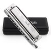 SWAN Chromatic Harmonica 10 Holes Deluxe Harmonica C Key with
