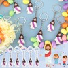 Sumind 48 Pcs Jesus Toys Figurine Christian Keychain Jesus Doll