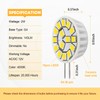 Kohree Kohree G4 LED 12V Hellwei?: 2W LED Leuchtmittel G4 Ersetzt 20W Halogen, LED Birne G4 4000K 145LM Lampe Kein Flackern Kein Dimmbar, Stiftsockellampe 12V AC/DC,Unterbauleuchten Dunstabzug Licht, 4PCS