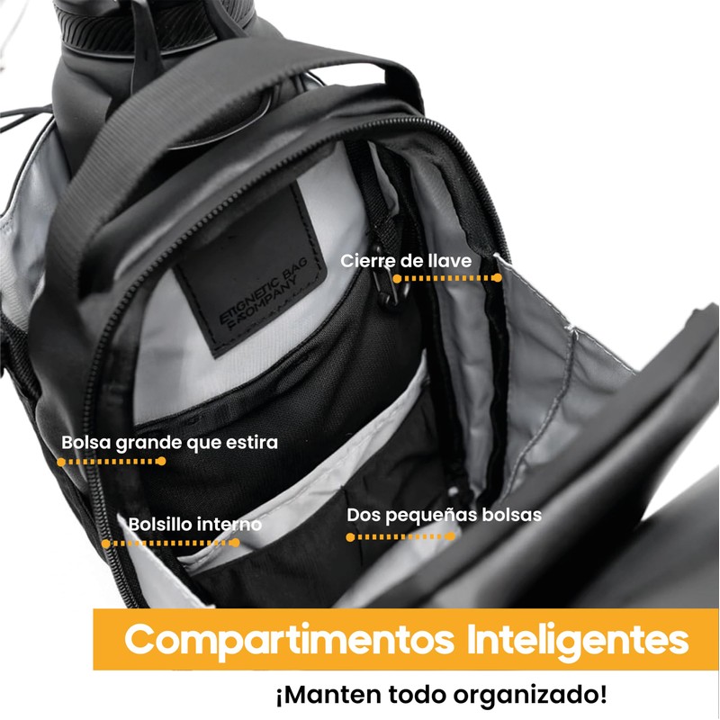 Bolsa Magnética Gym Hombre Mujer – Mochila Deportiva para termo
