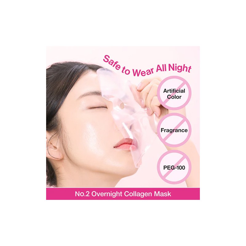 Numbuzin [Numbuzin]No.2 Rose PDRN Overnight Collagen Mask (4ea)