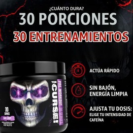 JNX SPORTS The Curse Pre Workout Powder for Men  Women, Caffeine, Beta-Alanine, Creatine, L-Citrulline, 30 Servings, Blue Raspberry Flavor  Boost