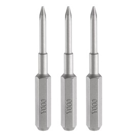 sourcing map 3pcs Y000 Tri Wings Screwdriver Bit 5/32" Hex Shank 35mm/1.38" Length Magnetic 3 Point Y-Shaped Head Hex Bits S2 Steel Screw Driver Bit