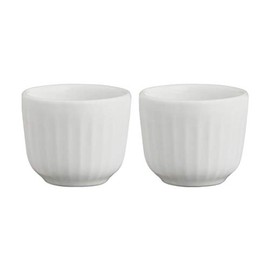 Kähler Eierbecher Ø5 cm 2 Stck. Hammershøi legendäres Design Zeitlos, Weiss