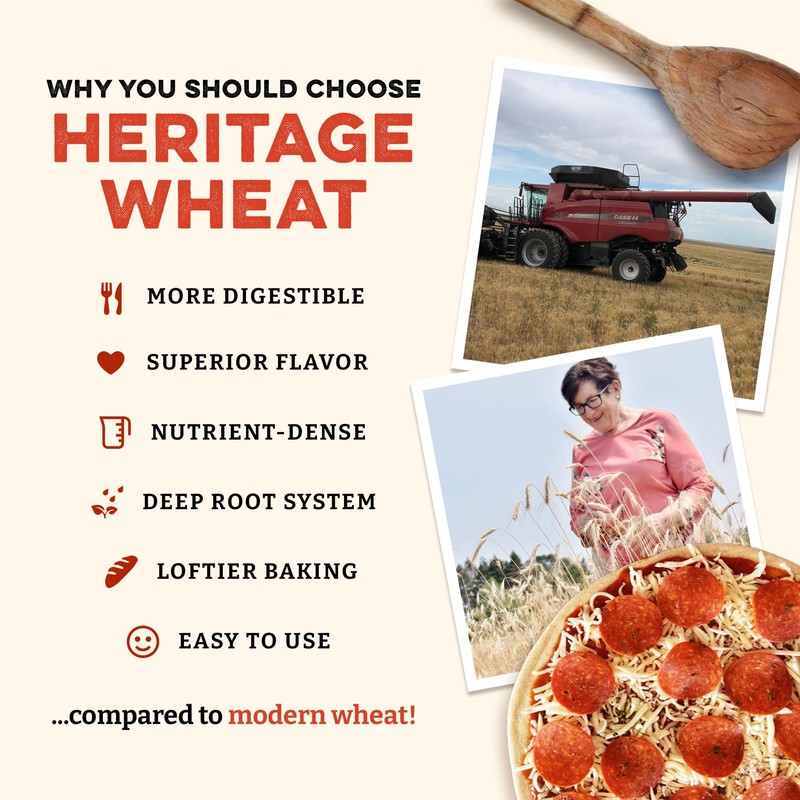 Sunrise Flour Mill USDA Organic Heritage Pizza Flour - 5