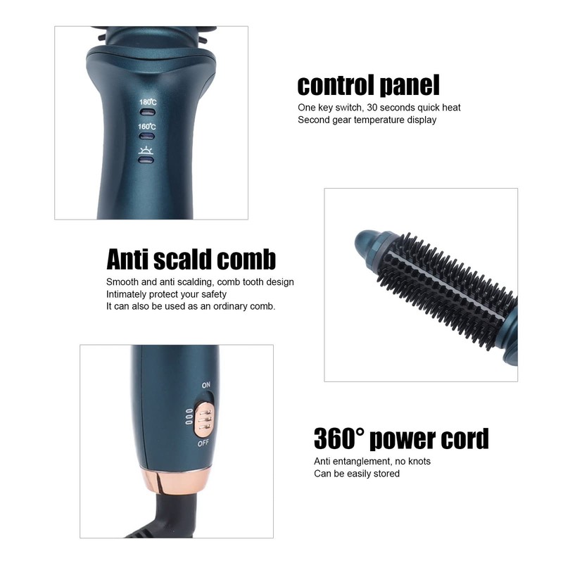 SatcOp Cepillo Rizador para Mujer, Rizador de Pelo Automático, Cepillo