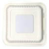 Contenedor Biodegradable 9 X 9 .de Caña 200 Pzs Especial.