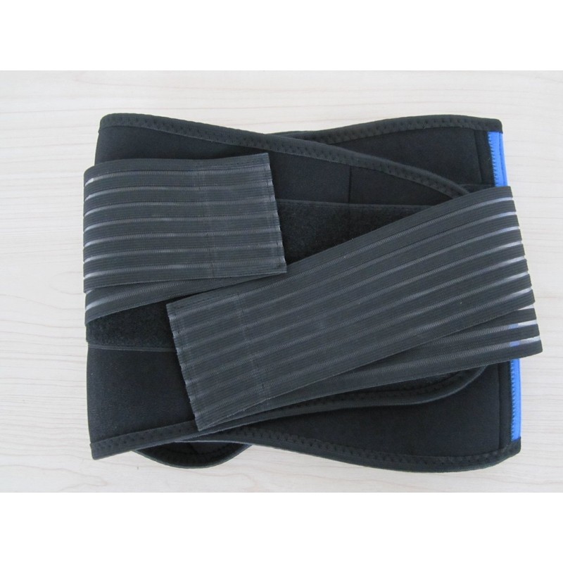 SUAVER Deluxe Neoprene Double Strap Back Support Adjustable Waist Trimmer